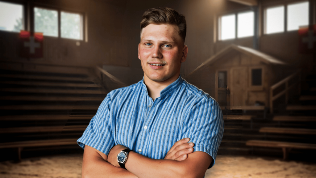 A rising talent in Swiss wrestling, Jérémy Tschanz proudly represents the Bernese Jura and the traditions of one of Switzerland's most iconic sports.